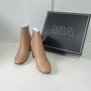 MIA Women’s Carla Bootie In Nude Street Color- New In Box - Reemoly